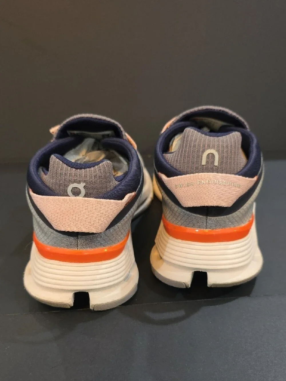 On Running CloudNova Wrap Women's Slip-On Sneakers in Grey, Pink & Navy Size 6.5
